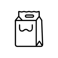 paper bag icon design