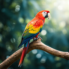 Obraz premium blue and yellow macaw