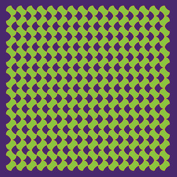 Purple and electric green seamless geometric pattern