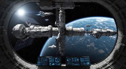 Space Station in Orbit