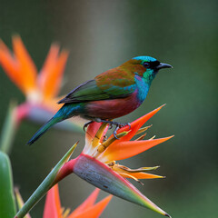 Obraz premium kingfisher on a branch