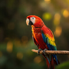 red and green macaw