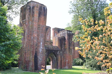 Ruine von Kloster Hude im Landkreis Oldenburg in Niedersachsen	