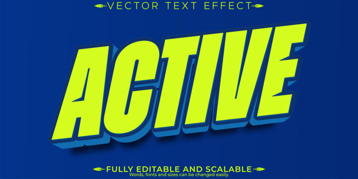 Sport text effect, editable basketball and football text style