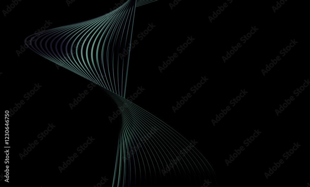 Poster elegant dark background with symmetrical line pattern