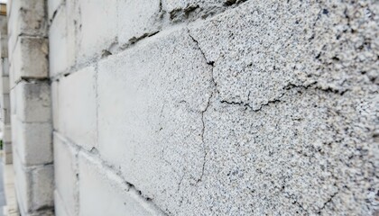 Obraz premium Cracked and worn city architecture