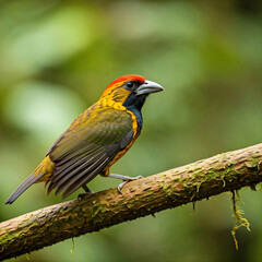 Obraz premium red headed bee eater