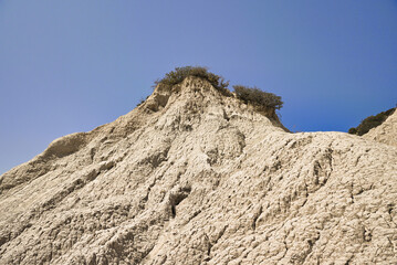 natural landscape formed by rainwater at Komolithi in Crete