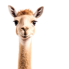 Obraz premium a close up of a llama's face