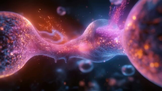 Stunning Visualization of Molecular Connections and Energy Transfer