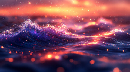 A dynamic splash of vibrant paint creating a wave of droplets on a dark background, with minimalistic modern design and empty caption space on the side for your text or message

