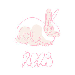 Obraz premium easter bunny card