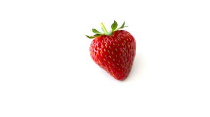 strawberry isolated on white
