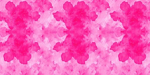 Fototapeta premium Pink Watercolor Pattern Design - Abstract Art