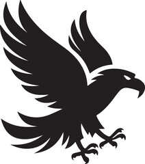  A unique eagle creative and simple illustration
