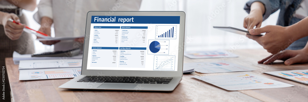 Poster business data dashboard provide business intelligence analytic for marketing strategy planning brisk