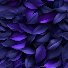Obraz premium Seamless pattern of purple leaves creating an elegant background design for various creative projects