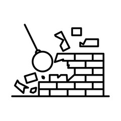 DemolItion Icon Black and white logo