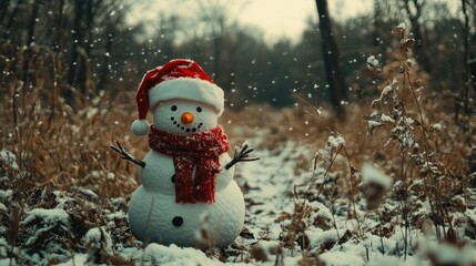 Santa Claus Snowman