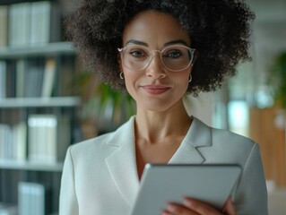Business Woman In Modern Office