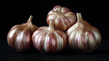 Metallic Martian Garlic, Enhanced for Health Benefits -