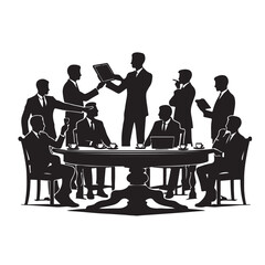 group of people working together