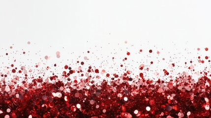 Festive Red Sparkles Background