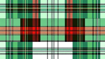 Obraz premium Scottish Tartan Patterns - Bold & Bright