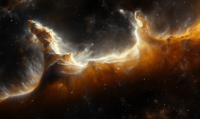 Powerful Comet Racing Through the Fabric of Space in a Dazzling Cosmic Display