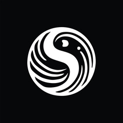 S letter logo design