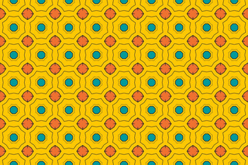Seamless Texture Cloth Wallpaper Background Endless Decoration Art Digital Textile Luxury Visual Design Fashion Graphic Fabric Geometric Shape Interior Perspective Template Tile Symmetric Pattern.