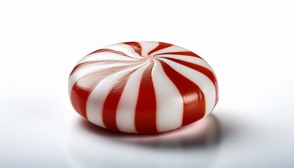 Peppermint candy isolated on a white background