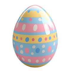 Colorful Easter Day Clipart Vector Illustration