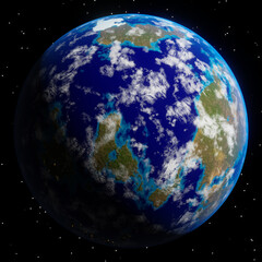 Planeta Tierra Cartoon © Raul Poyatos Foto3D