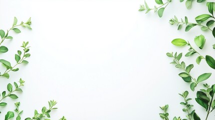 Spa natural cosmetic concept. White background with copy space for text.