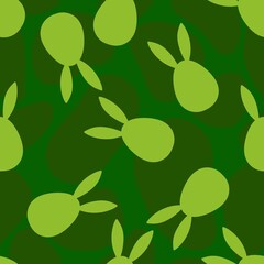 Easter eggs seamless rabbits pattern for wrapping paper and fabrics and linens and kids clothes print and spring party accessories