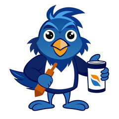 Sparrow Bird Vector Illustration - Cartoon, Clipart & Line Art Design on White Background, Sparrow bird vector illustration in cartoon, clipart, and line art style with a white background.