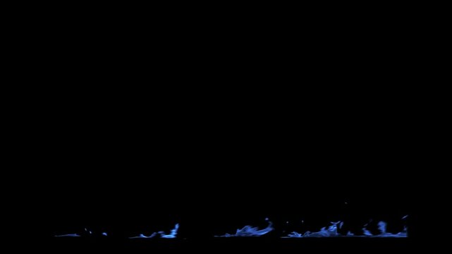 Fire 08 Loop Blue HD