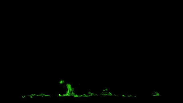 Fire 09 Loop Green HD