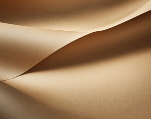 A close-up of an elegant brown paper background with soft lighting, perfect for creating a sophisticated and minimalist design or branding material. 