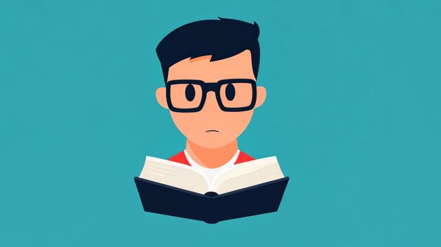 A sleek and modern teacher icon in flat design, perfect for educational themes and resources on a clean background.