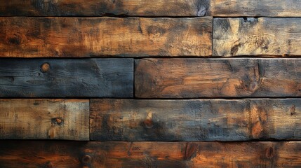 Wooden plank background rustic setting textured surface warm tones close-up view natural aesthetic