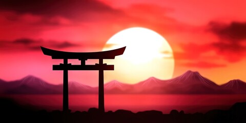 illustration friendly shinto