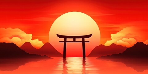 illustration friendly shinto