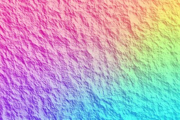 Gradient colors blending across a stone wall create a stunning textured background, enhancing various design projects with vibrant hues and artistic flair