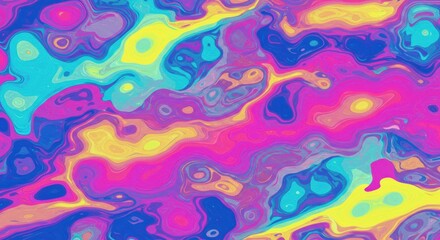 Colorful Fluid Art: A vibrant and dynamic abstract artwork with a mesmerizing display of swirling, flowing colors, creating a visually captivating and energetic composition.