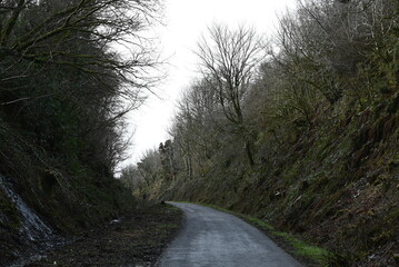 a walk on the granite way in Devon, a cycle route that was once a railway traveling though Dartmoor near Meldon