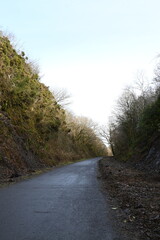 a walk on the granite way in Devon, a cycle route that was once a railway traveling though Dartmoor near Meldon