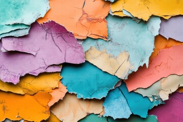 Obraz premium Abstract Colorful Peeling Paint Texture