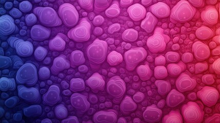 Abstract Liquid Texture: A mesmerizing abstract pattern composed of organic, swirling, and liquid-like shapes in shades of vibrant purple and blue.